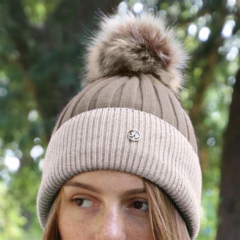 luxury bobble hats for women